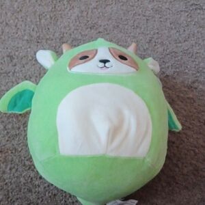 Squishmallows Green and White Stuffed Animal